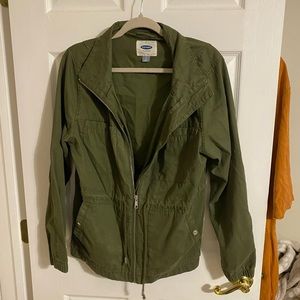 Old Navy light jacket - olive green - L